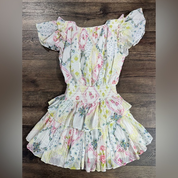 LoveShackFancy Audette Cotton Frill Dress - Picture 7 of 7